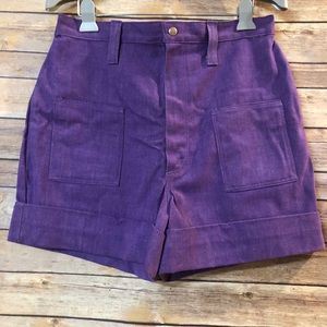 Vintage Wrangler Purple Denim Shorts sz 31